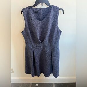 Talbots V-Neck Marled Knit Dress
